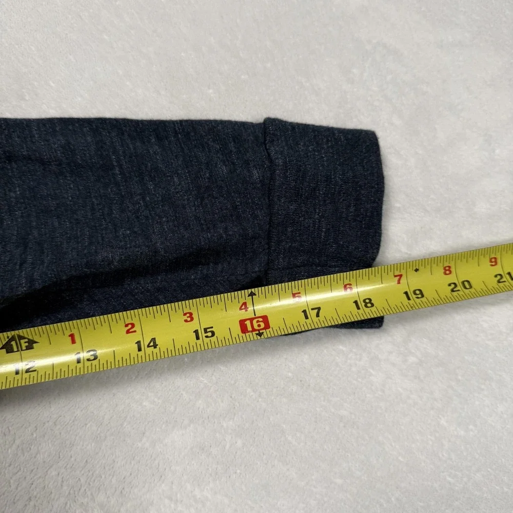 Polo Ralph Lauren Shirt Mens Medium Blue Heather V Neck Long‎ Sleeve Knit